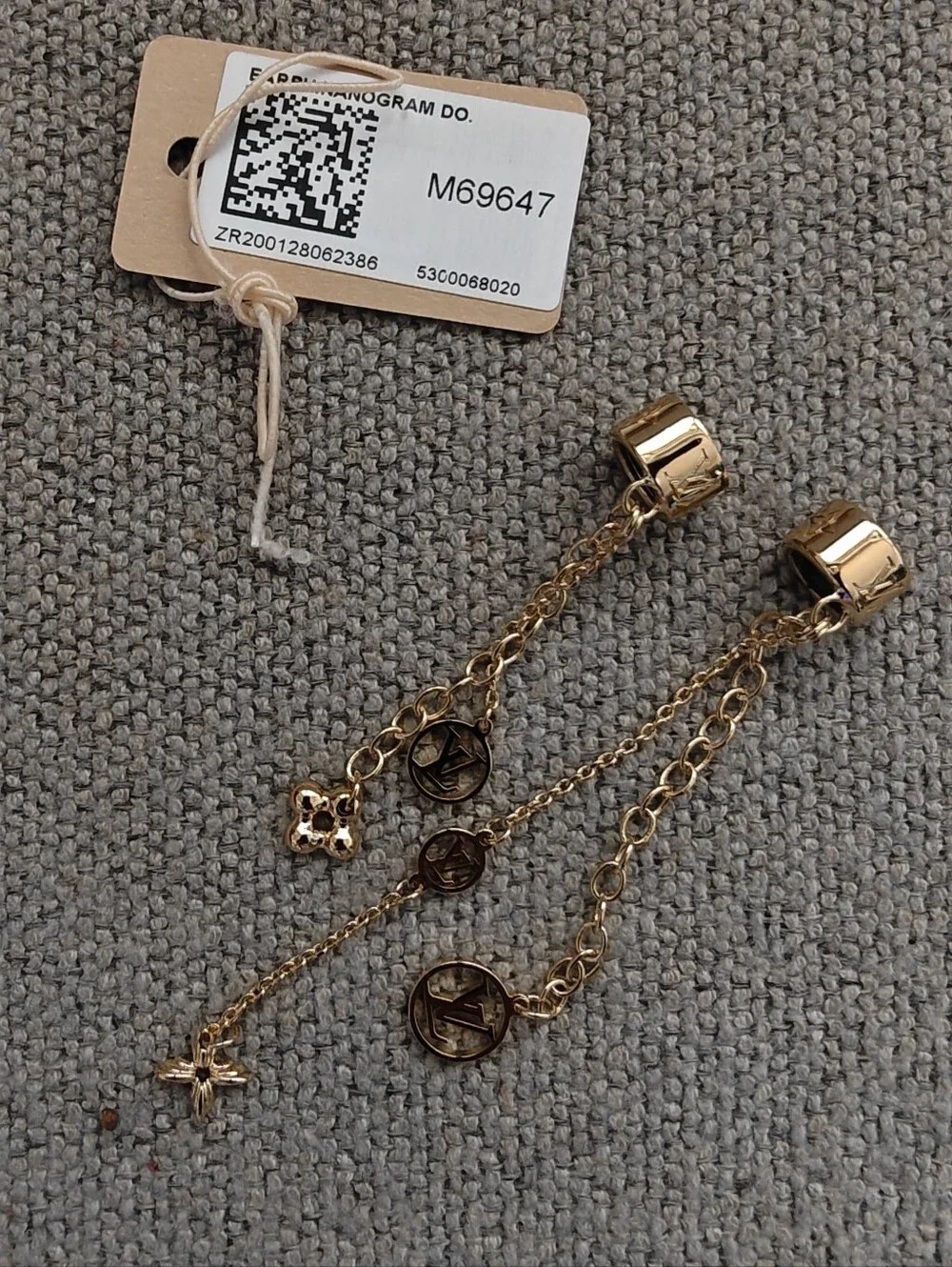 Louis Vuitton Nanogram Airpod Earrings